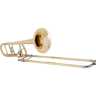 Edwards T-350-HB Custom Series F-Attachment Trombone Outfit with Harmonic Bridge Lacquer Yellow Brass Bell
