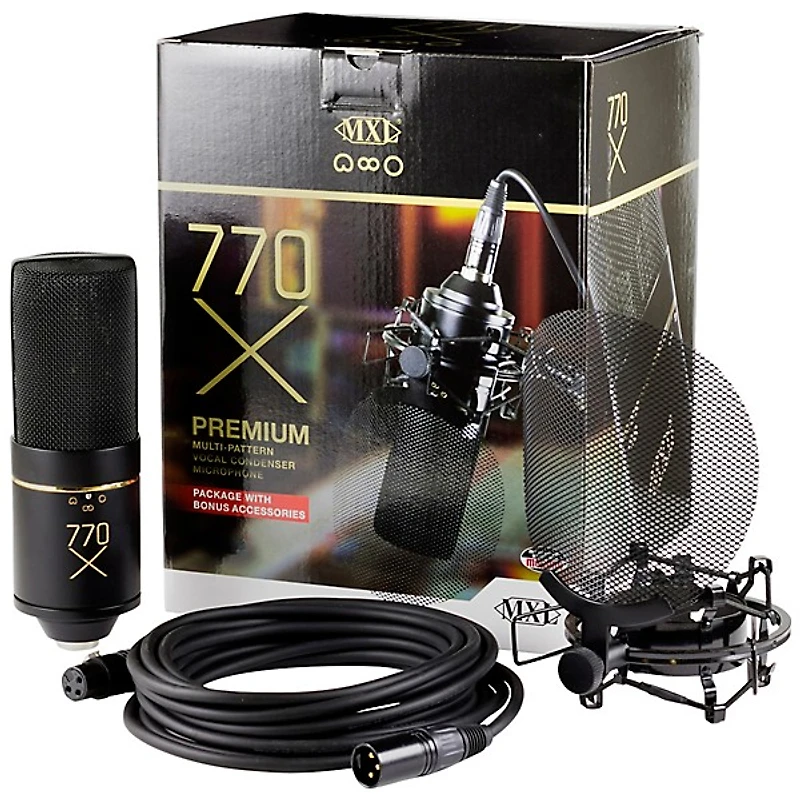 MXL 770X Multi-Pattern Condenser Microphone Kit