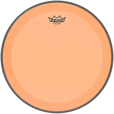 Remo Powerstroke P3 Colortone Orange Bass Drum Head 16 in.