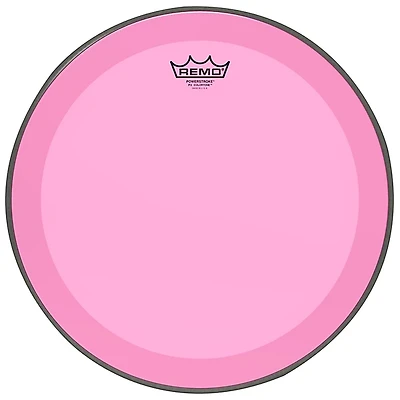 Remo Powerstroke P3 Colortone Pink Bass Drum Head 16 in.
