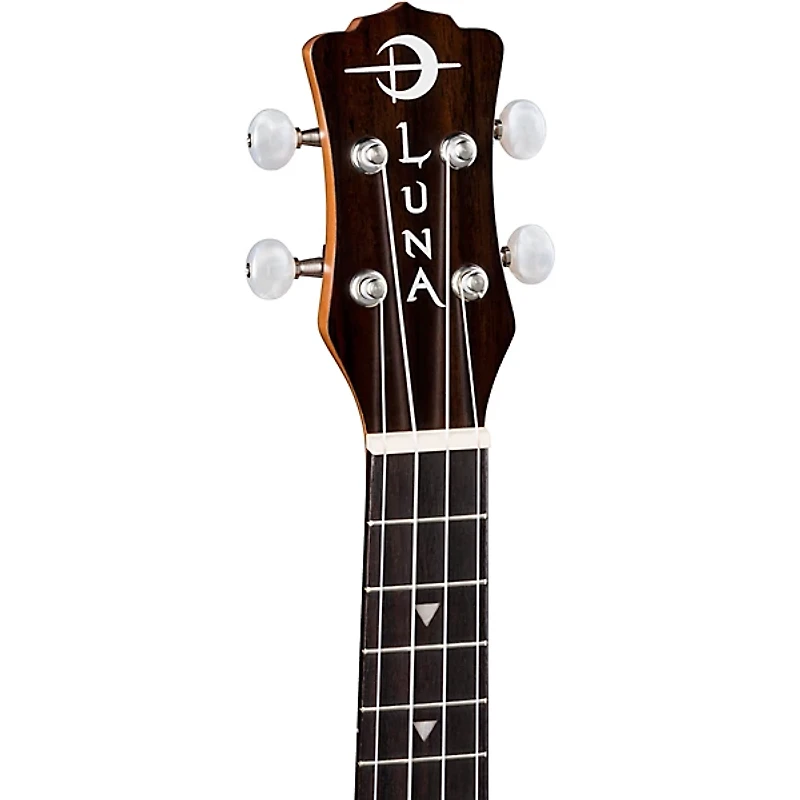 Luna Tattoo Spruce Concert Ukulele Satin Natural