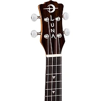 Luna Tattoo Spruce Concert Ukulele Satin Natural