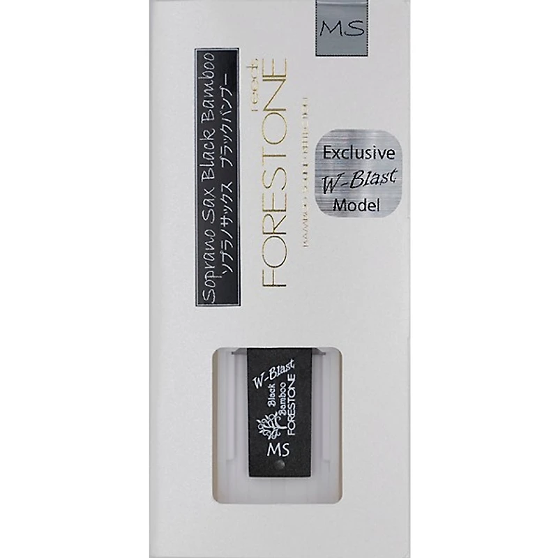 Forestone Black Bamboo Soprano Saxophone Reed with Double Blast