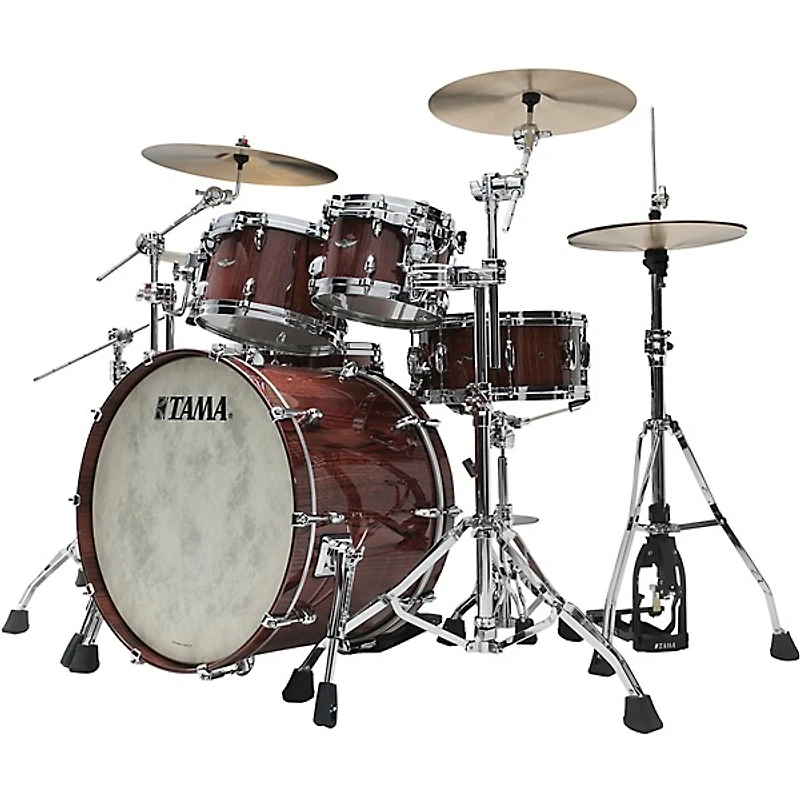 TAMA STAR Walnut 4-Piece Shell Pack With 22" Bass Drum