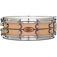 Pearl Music City Custom Solid Shell Snare Maple with Kingwood Center Inlay 14 x 5 in.