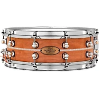 Pearl Music City Custom Solid Shell Snare Cherry with Nicotine Marine Inlay 14 x 5 in.