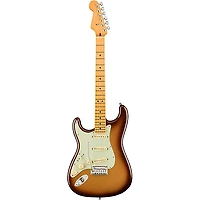 Fender American Ultra Stratocaster Maple Fingerboard Left-Handed Electric Guitar Mocha Burst
