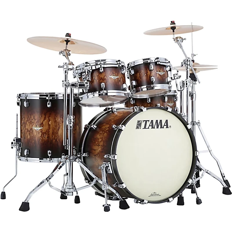 TAMA Starclassic Maple 4-Piece Shell Pack With 22" Bass Drum and Chrome Shell Hardware