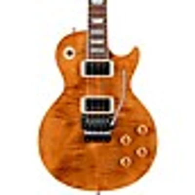 Gibson Custom Les Paul Axcess Standard Figured Floyd Rose Electric Guitar DC Rust