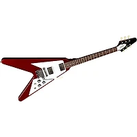 Gibson Custom 1967 Mahogany Flying V Reissue With Maestro Vibrola Electric Guitar Sparkling Burgundy