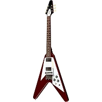 Gibson Custom 1967 Mahogany Flying V Reissue With Maestro Vibrola Electric Guitar Sparkling Burgundy