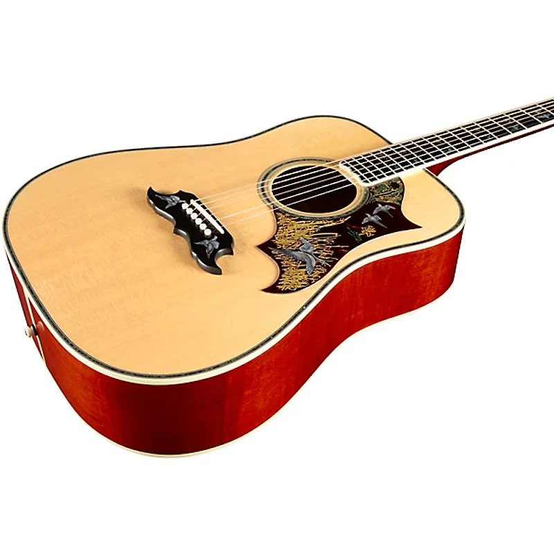 Gibson Custom Doves In Flight Acoustic Guitar Antique Natural