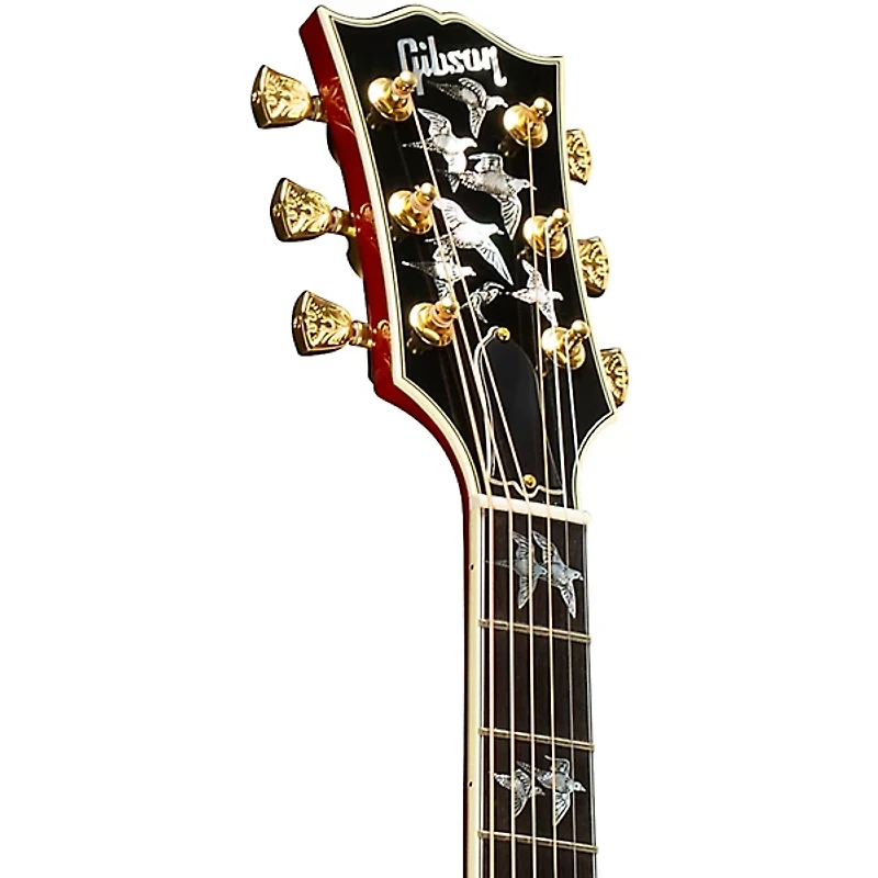 Gibson Custom Doves In Flight Acoustic Guitar Antique Natural