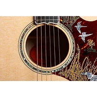 Gibson Custom Doves In Flight Acoustic Guitar Antique Natural