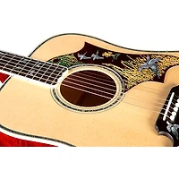 Gibson Custom Doves In Flight Acoustic Guitar Antique Natural