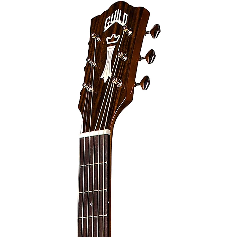 Guild M-120L Westerly Collection Left-Handed Concert Acoustic Guitar Natural