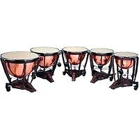 Bergerault Grand Professional Series Timpani Set with Hand Hammered Parabolic Copper Bowls