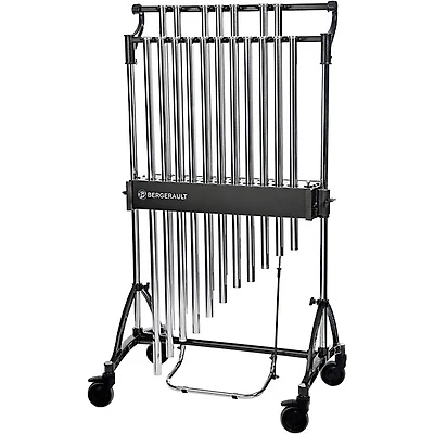 Bergerault Concert Series Chimes, 1.5 Octave (C5-F6), Chrome Tubes Chrome 1.5 in.