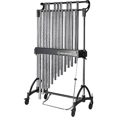 Bergerault Concert Series Chimes, 1.6 Octave (C5-G6), Chrome Tubes Chrome 1.5 in.