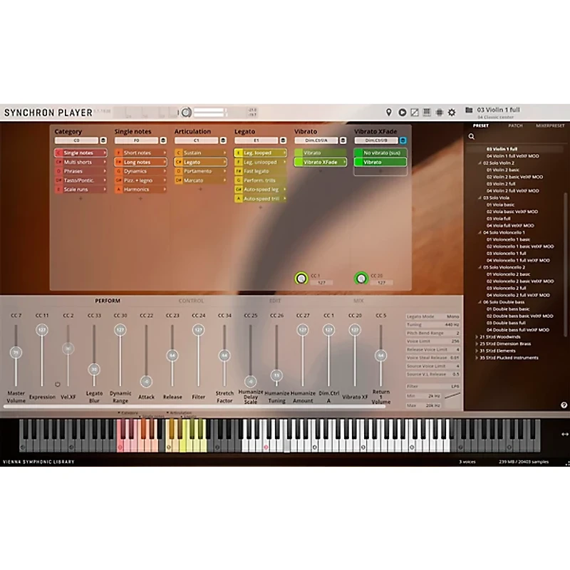 Vienna Symphonic Library SYNCHRON-ized Solo Strings (Crossgrade from Solo Strings I Full) (Download)