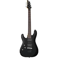 Schecter Guitar Research C-6 Deluxe Left-Handed Electric Guitar Satin Black