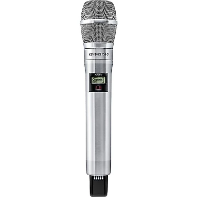 Shure Axient Digital ADX2FD/K9HSN Wireless Handheld Microphone Transmitter With KSM9HS Capsule in Nickel Band G57