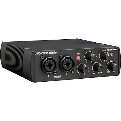 PreSonus AudioBox USB 96 25th Anniversary Edition Audio Interface With Studio One Artist 6 Software Black