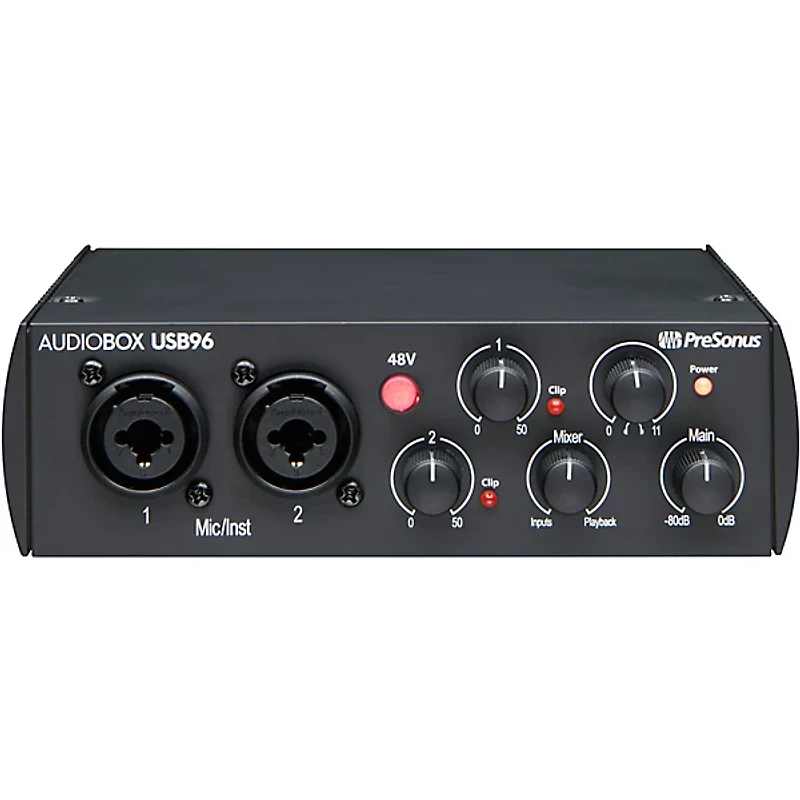 PreSonus AudioBox USB 96 25th Anniversary Edition Audio Interface With Studio One Artist 6 Software Black