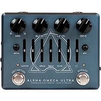 Darkglass Alpha Omega Ultra V2 Bass Preamp Pedal Blue