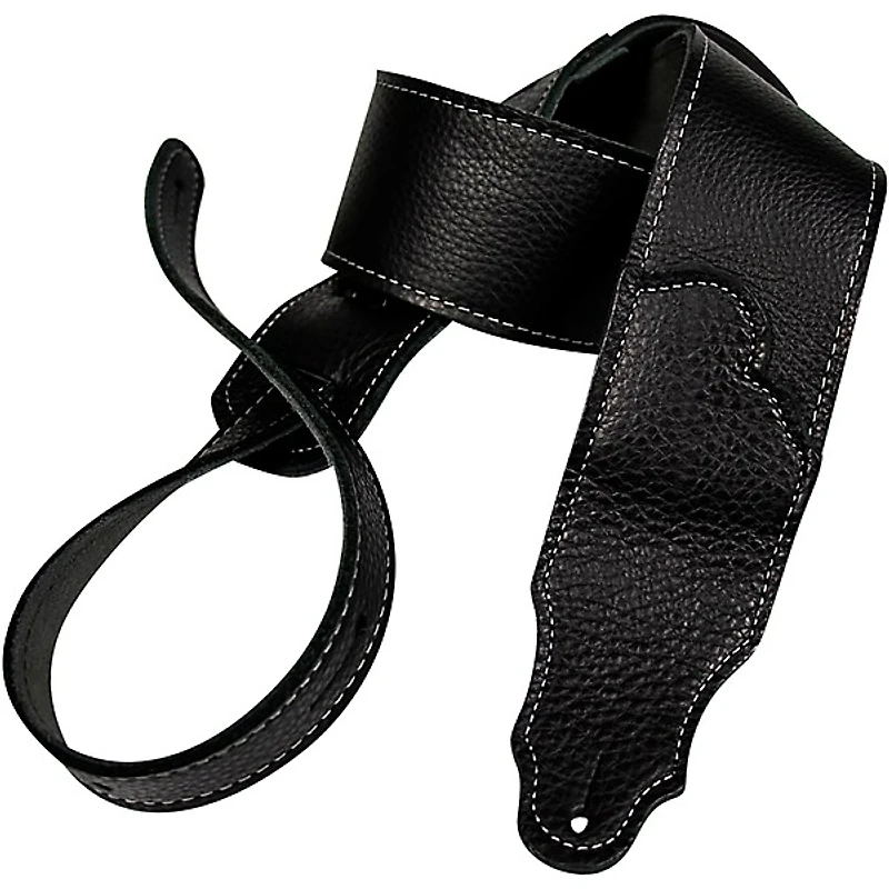 Franklin Strap 2.5" Original Black Glove Leather Guitar Strap