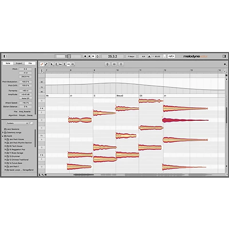 Celemony Melodyne 5 editor Upgrade From Essential 4 (Software Download)