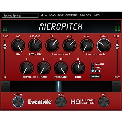 Eventide MicroPitch Native Plug-in Software Download