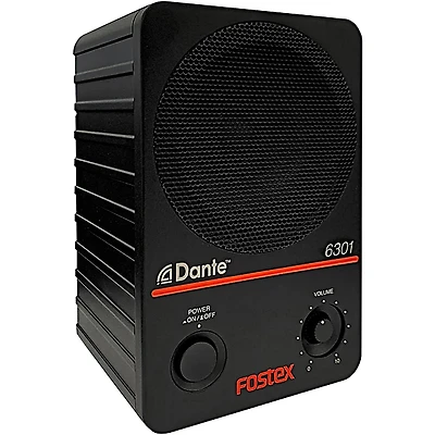 Fostex 6301DT 4" Powered Studio Monitor with DANTE (Each)