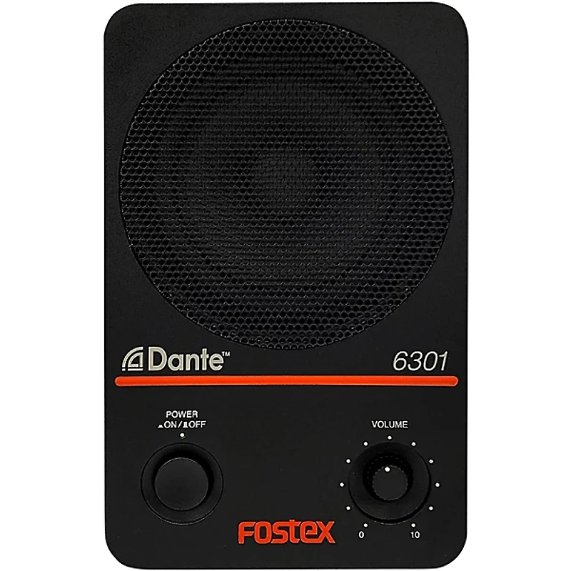 Fostex 6301DT 4" Powered Studio Monitor with DANTE (Each)