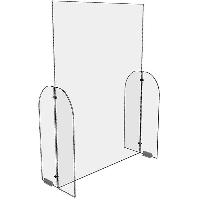 VICTORY DISPLAY Single Panel COVID19 Guard with Hinges