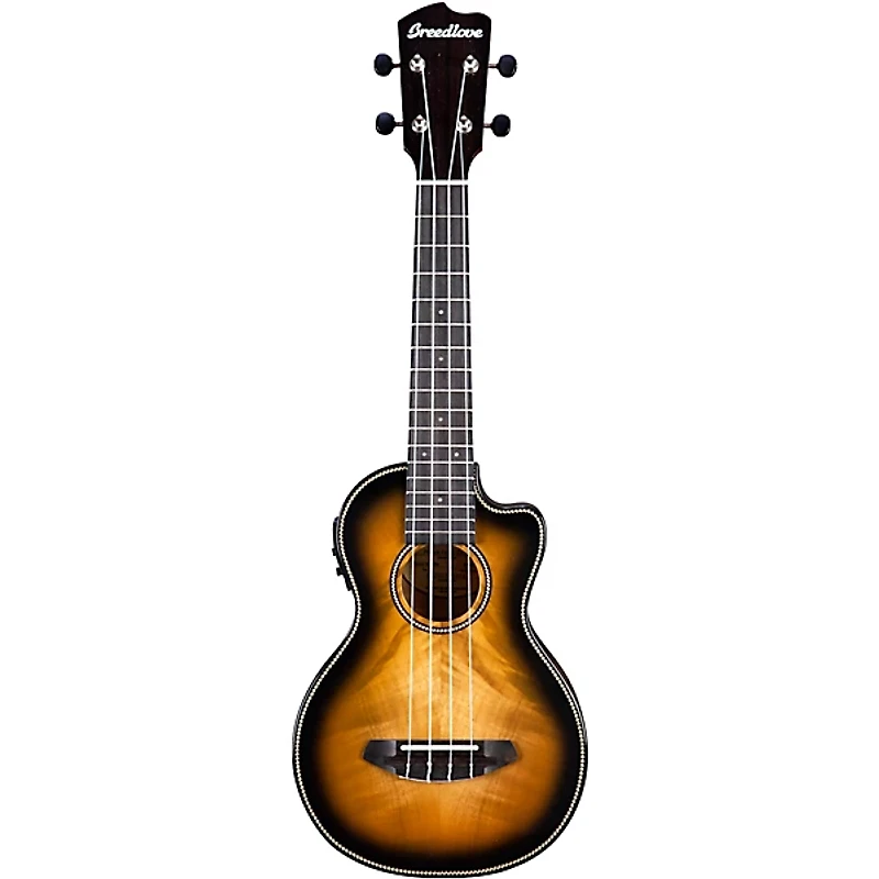 Breedlove Pursuit Exotic CE Myrtlewood Concert Acoustic-Electric Ukulele