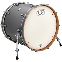 DW Design Series Bass Drum 22 x 18 in. Steel Gray