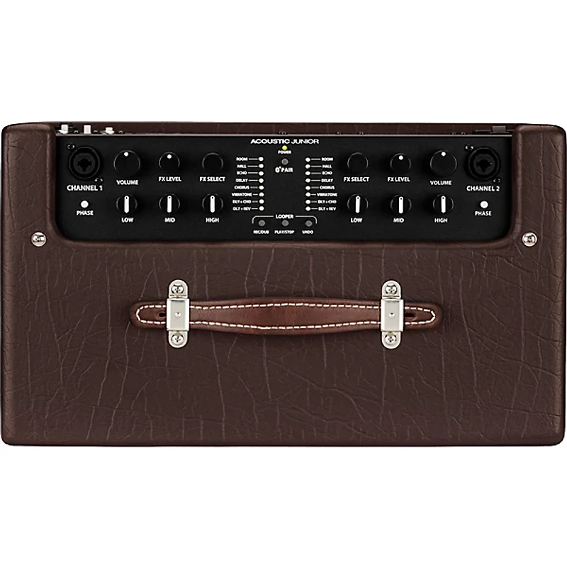 Fender Acoustic Junior 100W 1x8 Acoustic Guitar Combo Amplifier Dark Brown Vinyl