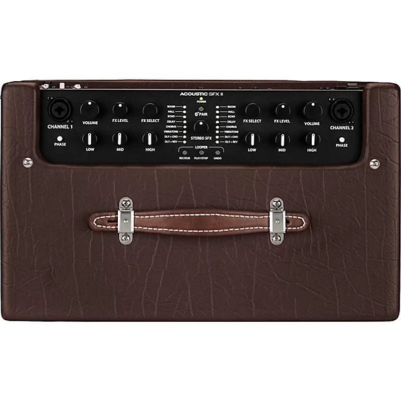 Fender Acoustic SFX II 100W Acoustic Guitar Combo Amplifier Dark Brown Vinyl