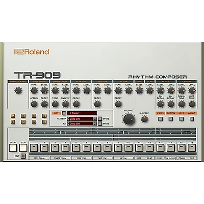Roland Cloud Cloud TR-909 Software Rhythm Composer (Download)
