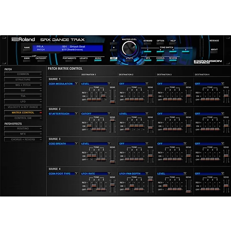 Roland Cloud Cloud SRX DANCE TRAX Software Synthesizer (Download)