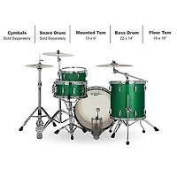 Ludwig Classic Oak 3-Piece Fab Shell Pack With 22" Bass Drum