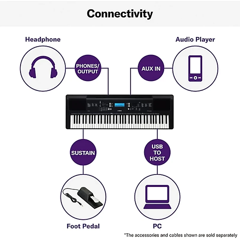 Yamaha PSR-EW310 76-Key Portable Keyboard