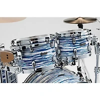TAMA Starclassic Maple 4-Piece Shell Pack With Chrome Hardware and 22" Bass Drum Blue & White Oyster