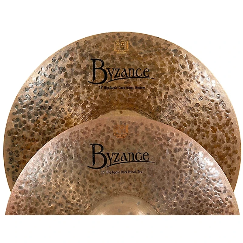 MEINL Byzance Big Apple Dark Hi-Hat Cymbals 15 in.