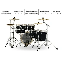 PDP by DW Concept Maple 7-Piece Shell Pack With Chrome Hardware
