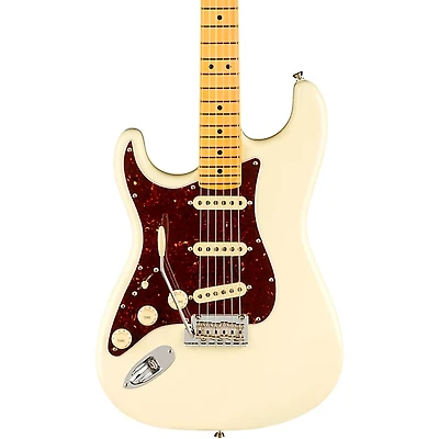 Fender American Professional II Stratocaster Maple Fingerboard Left-Handed Electric Guitar - Olympic White
