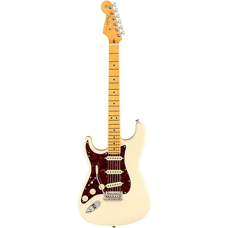 Fender American Professional II Stratocaster Maple Fingerboard Left-Handed Electric Guitar - Olympic White
