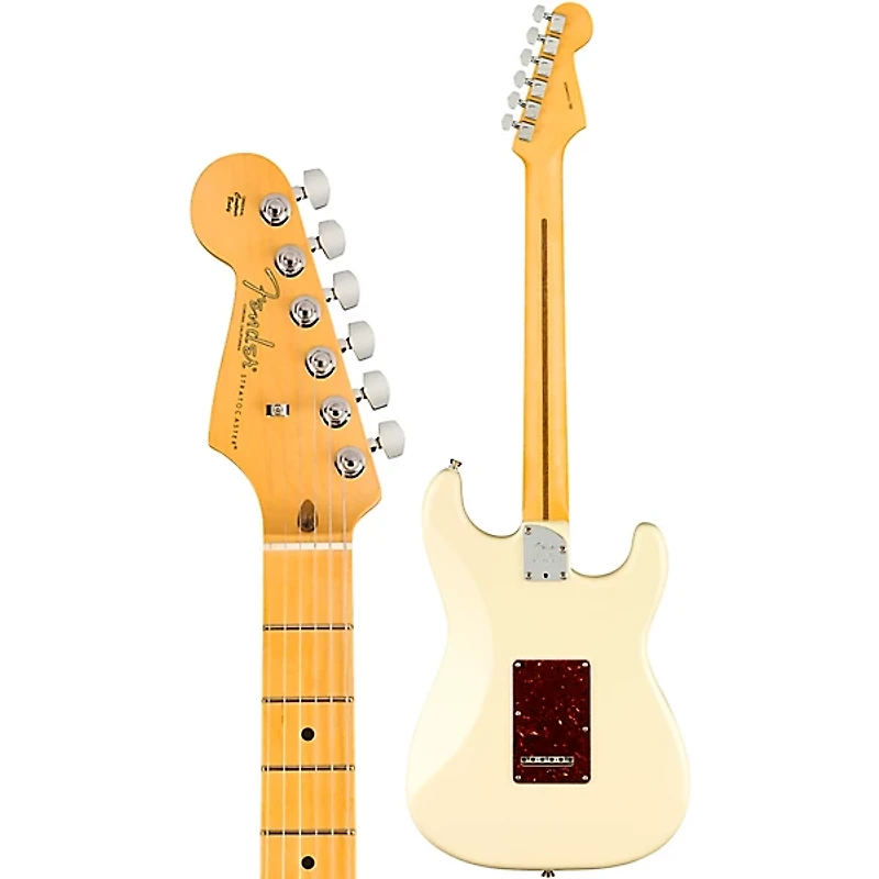 Fender American Professional II Stratocaster Maple Fingerboard Left-Handed Electric Guitar - Olympic White