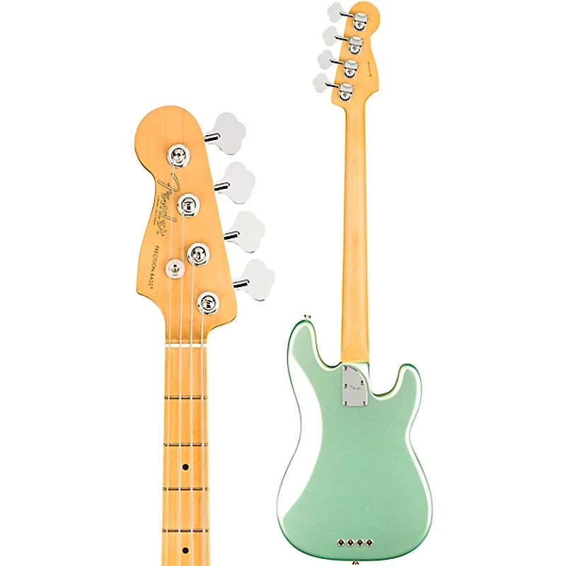 Fender American Professional II Precision Bass Maple Fingerboard Left-Handed Mystic Surf Green